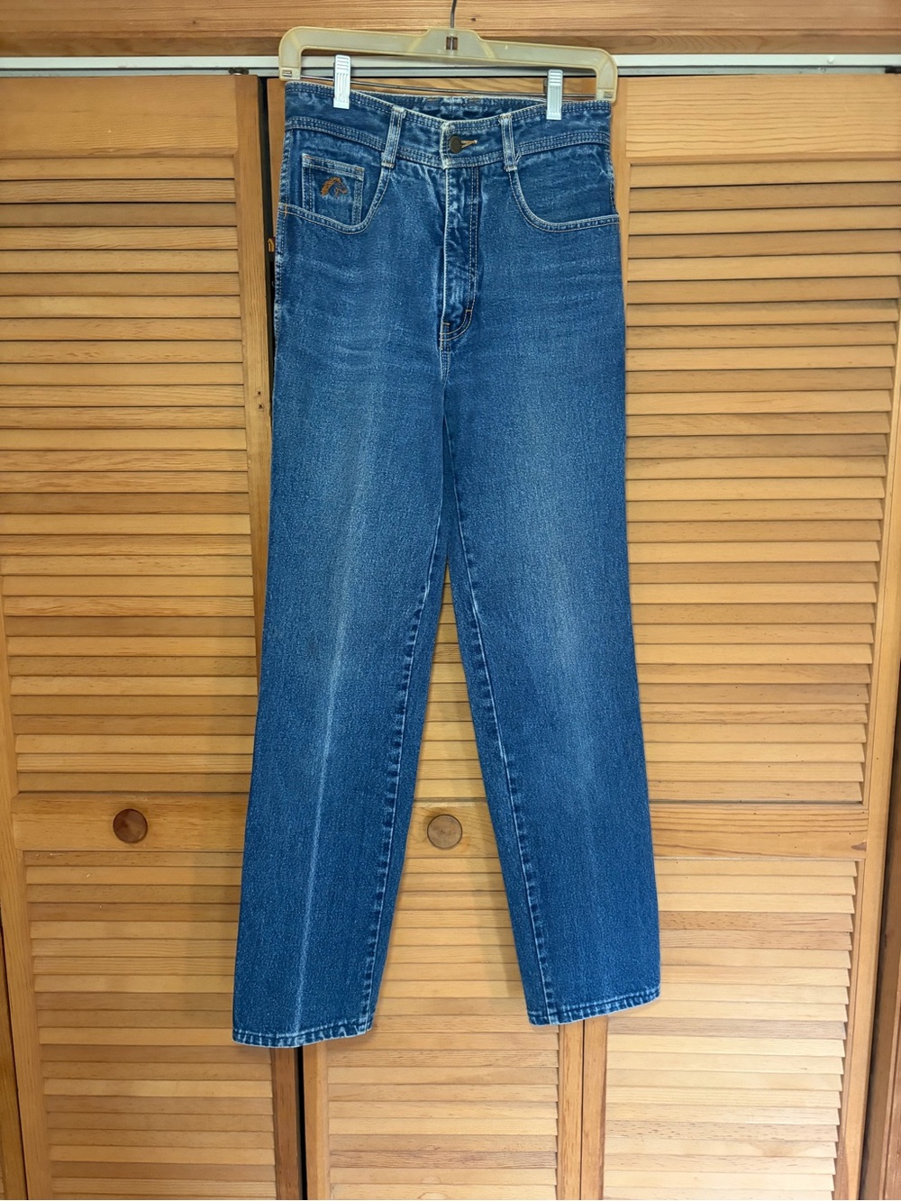 Vintage 80s Jordache High Waist Mom Jean Sz 30 Made in Hong Kong Rigid Denim